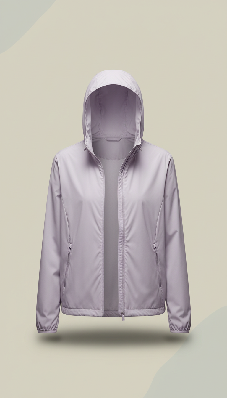 Lilac Mist Lightweight Windbreaker